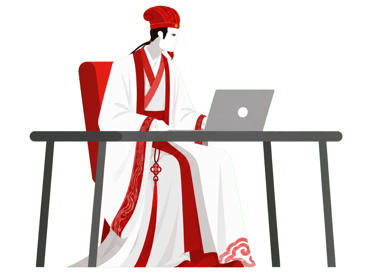 AI参謀のキャラクターイラスト